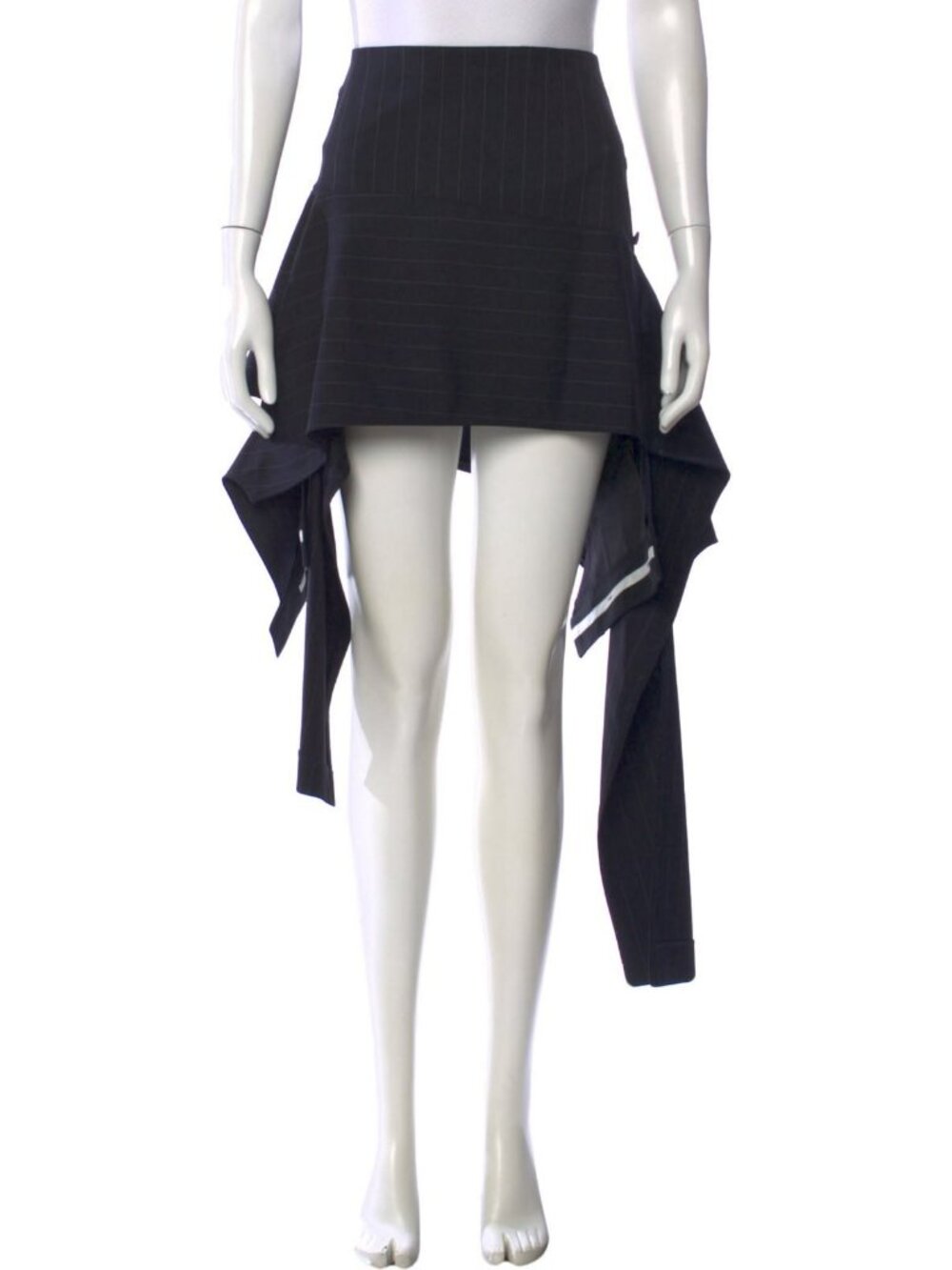 Monse deconstructed suiting mini skirt M